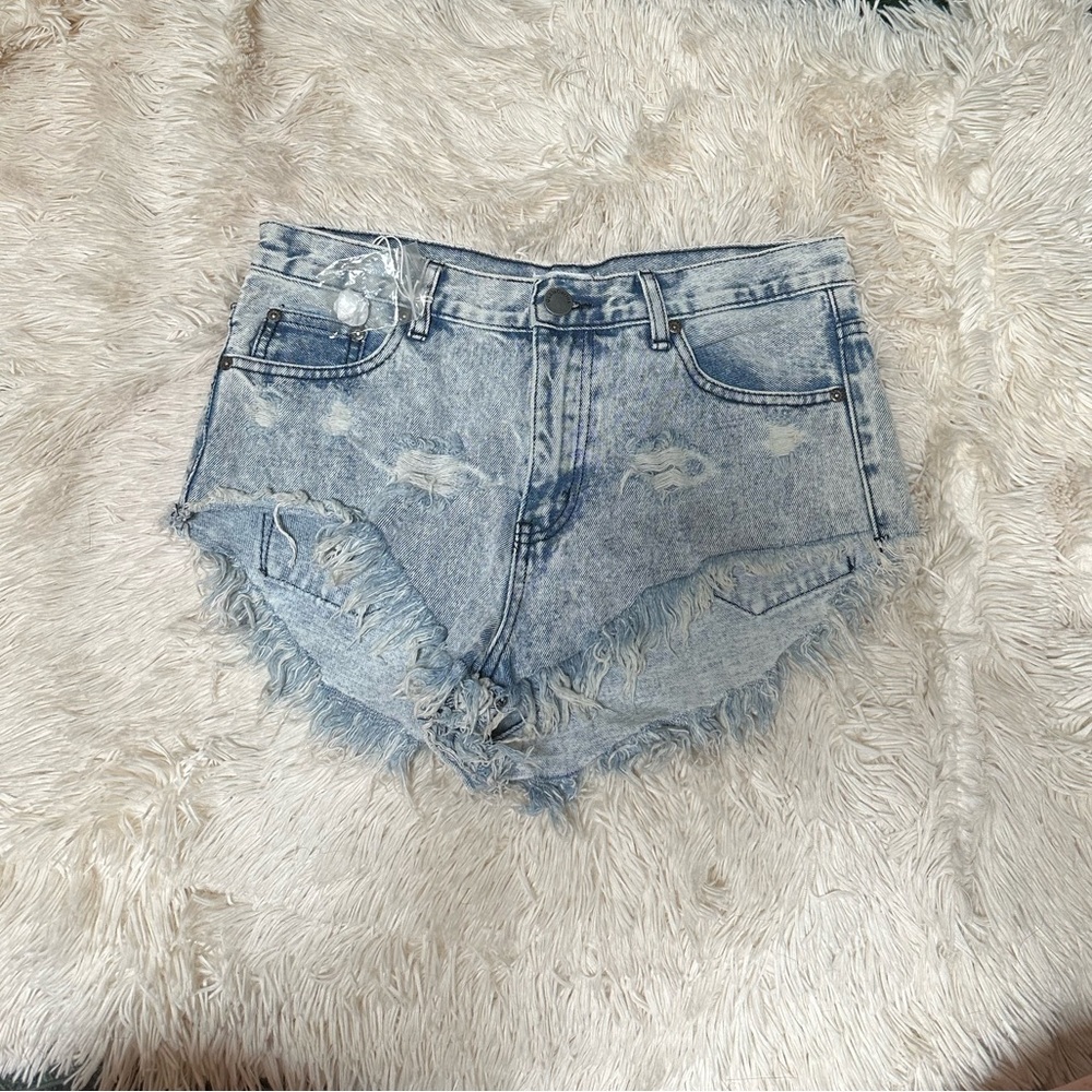 Glamorous Cut-off Jean Shorts, size M